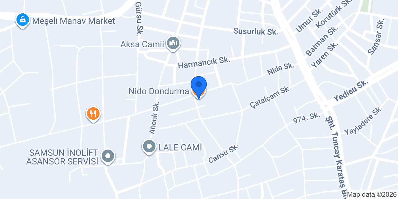 Nido Dondurma konumu