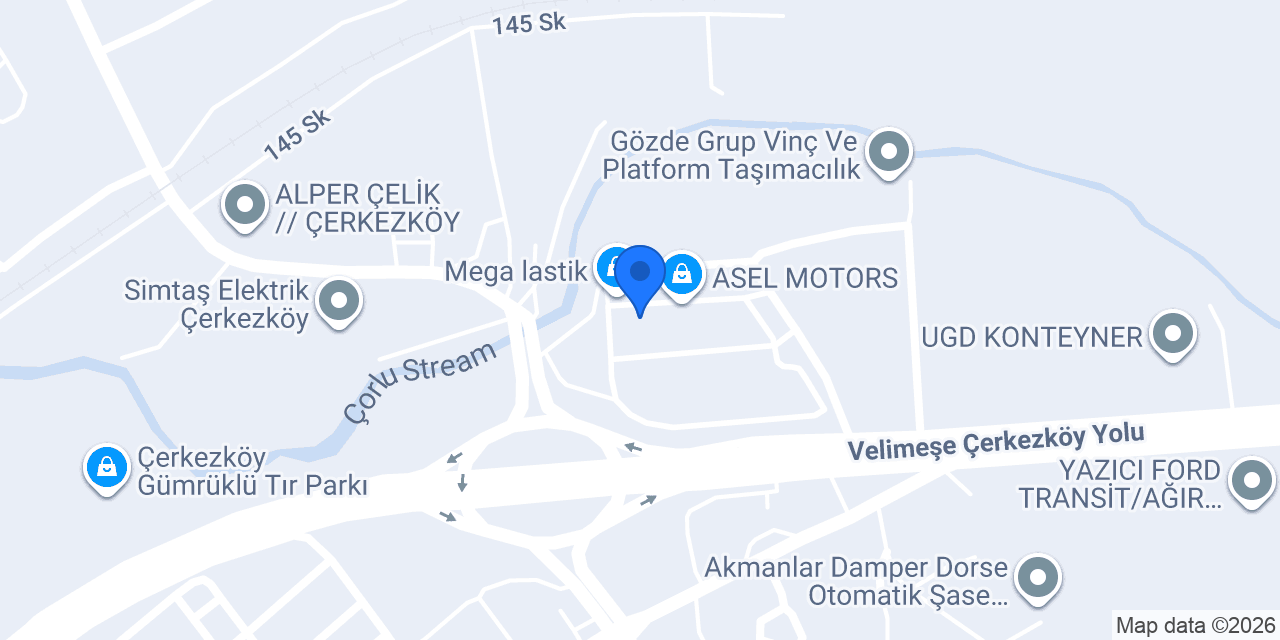 Aksoylar Oto Kaporta Boya konumu