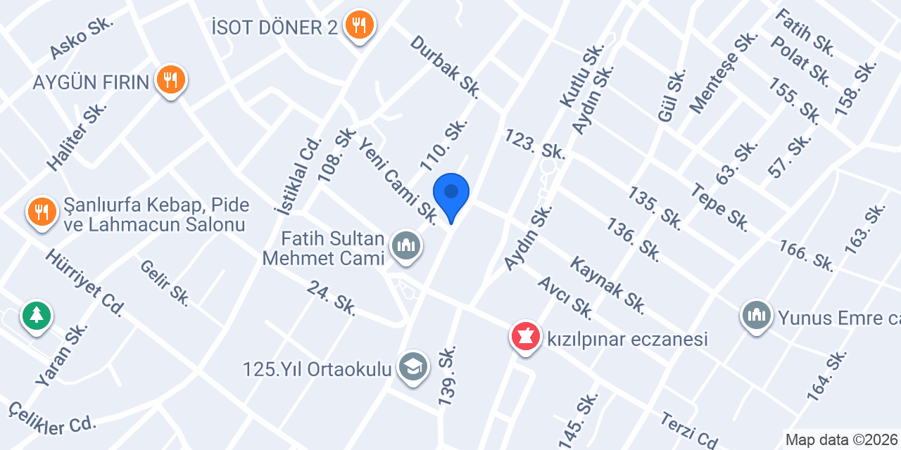 Ramazan Erkek Kuaförü konumu