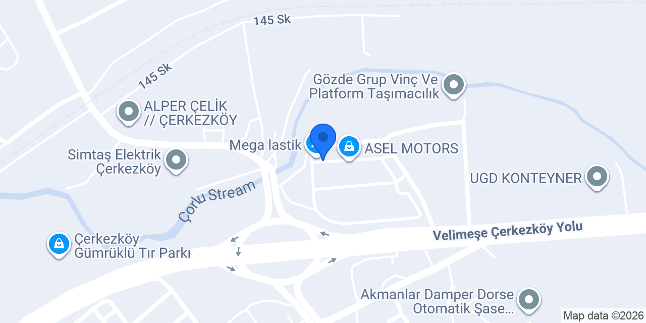 Makser Forklift - LİTEF Trakya Bayi konumu
