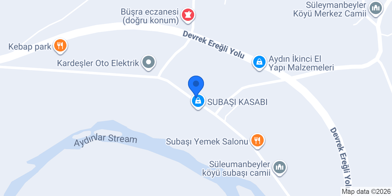 Subaşı Arslan Fındık konumu