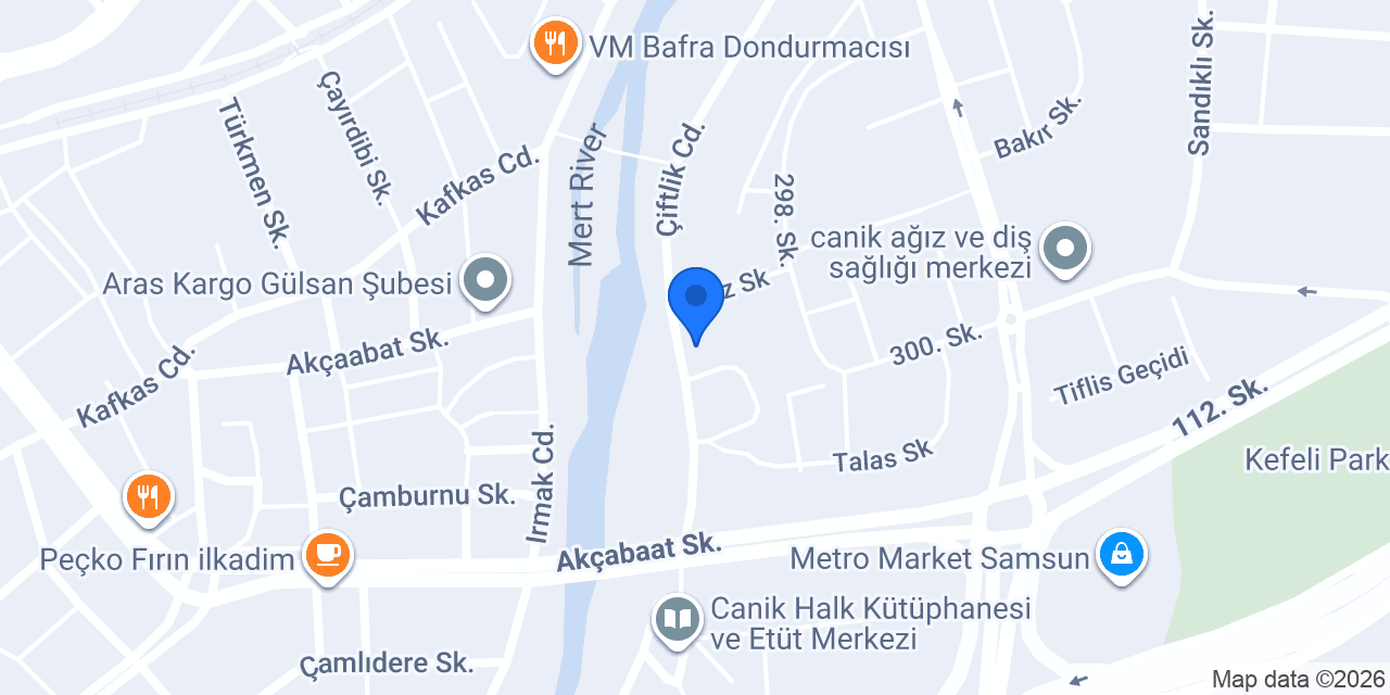 Irmak Polis Merkezi Amirliği konumu
