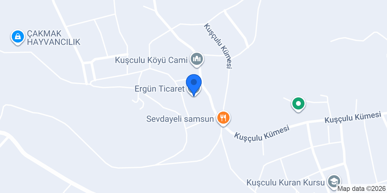 Ergün Ticaret konumu