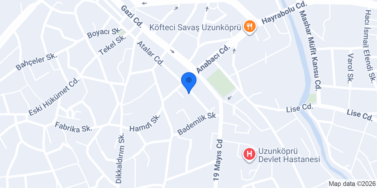 Üçler Kebap Salonu konumu