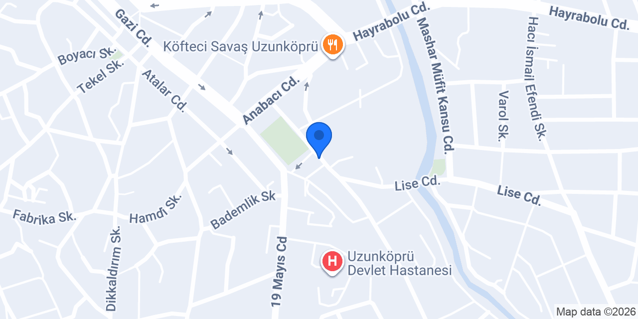 Öztaş Otomotiv konumu