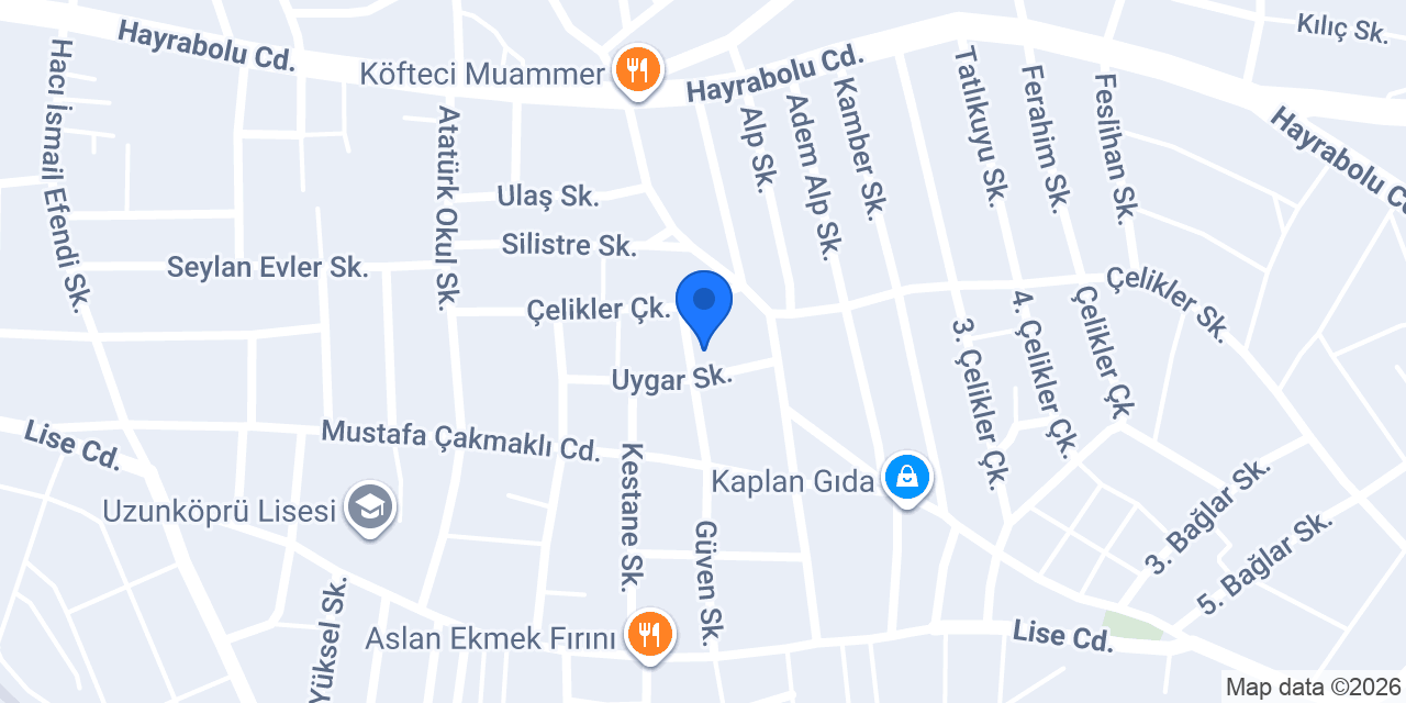 GÜLER HALI YIKAMA FABRİKASI konumu
