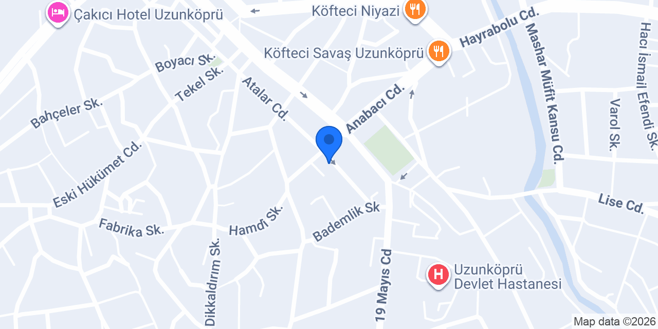 Çiğköfteci Ömer Usta konumu