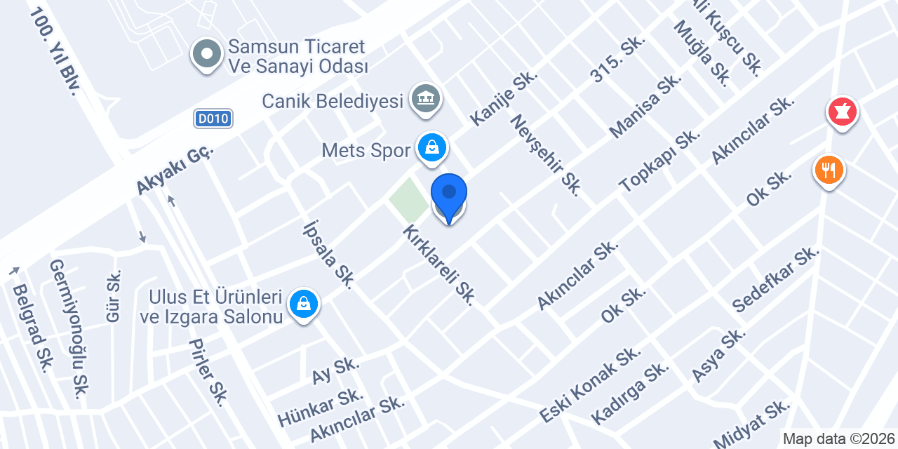 Karşıyaka Anadolu Lisesi konumu