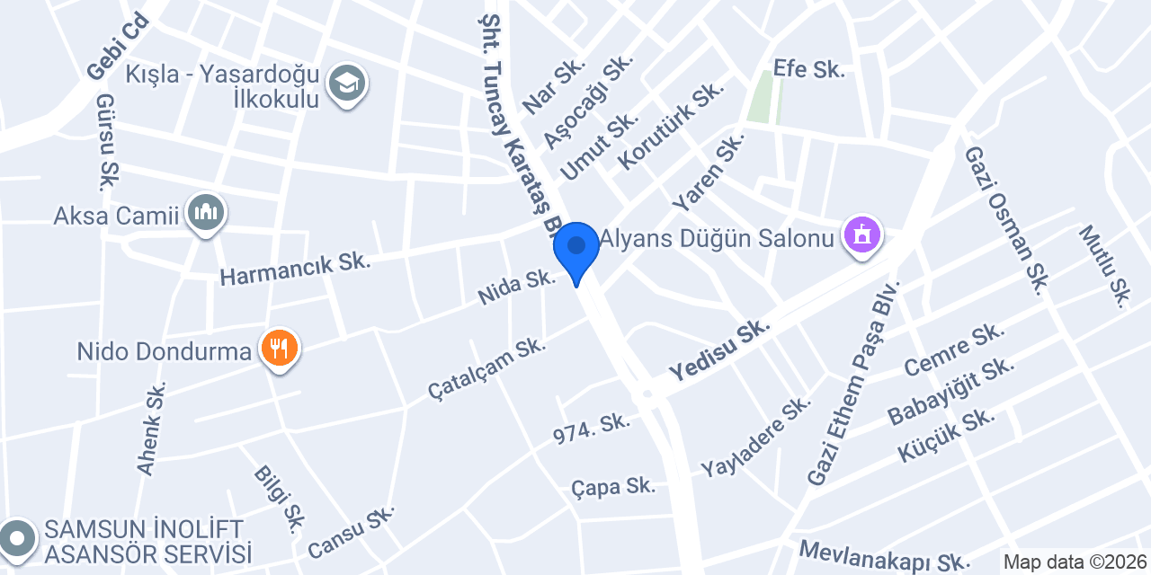 Kışla erkek berberi konumu