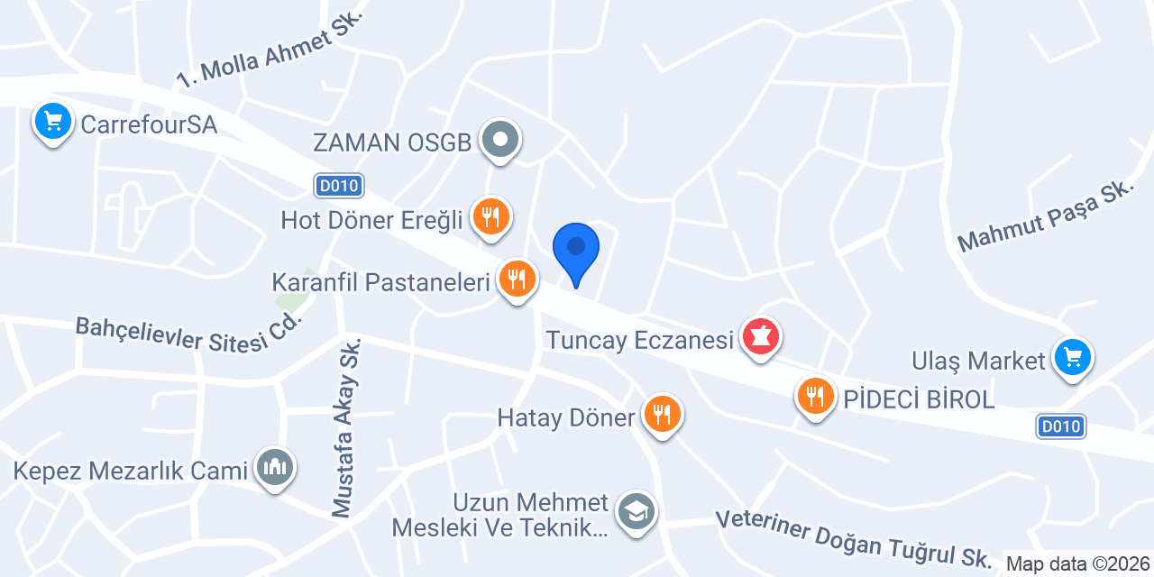 Erdoğan Et Market konumu