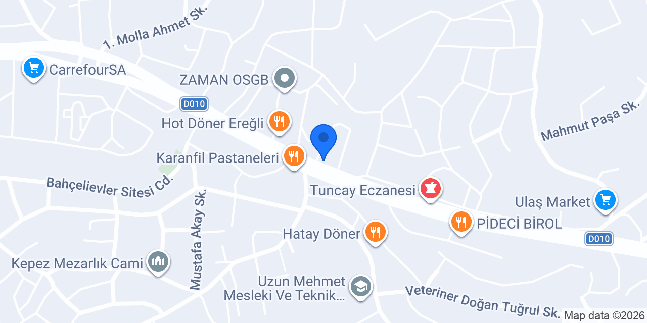 Yavuz Ticaret konumu