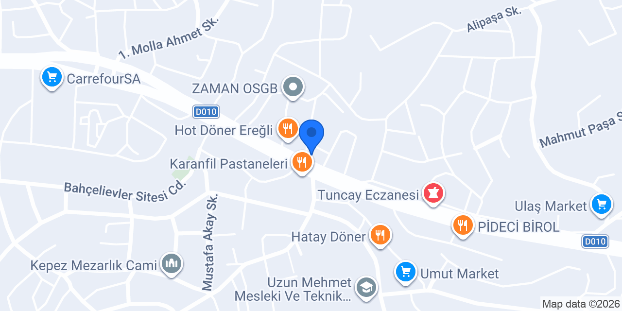 Murat Usta Pide Lahmacun konumu