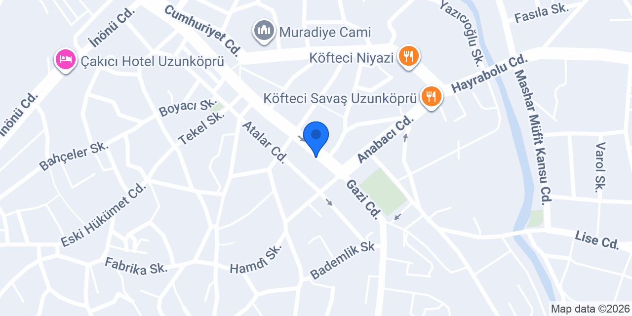 TADIM DÖNER UZUNKÖPRÜ konumu