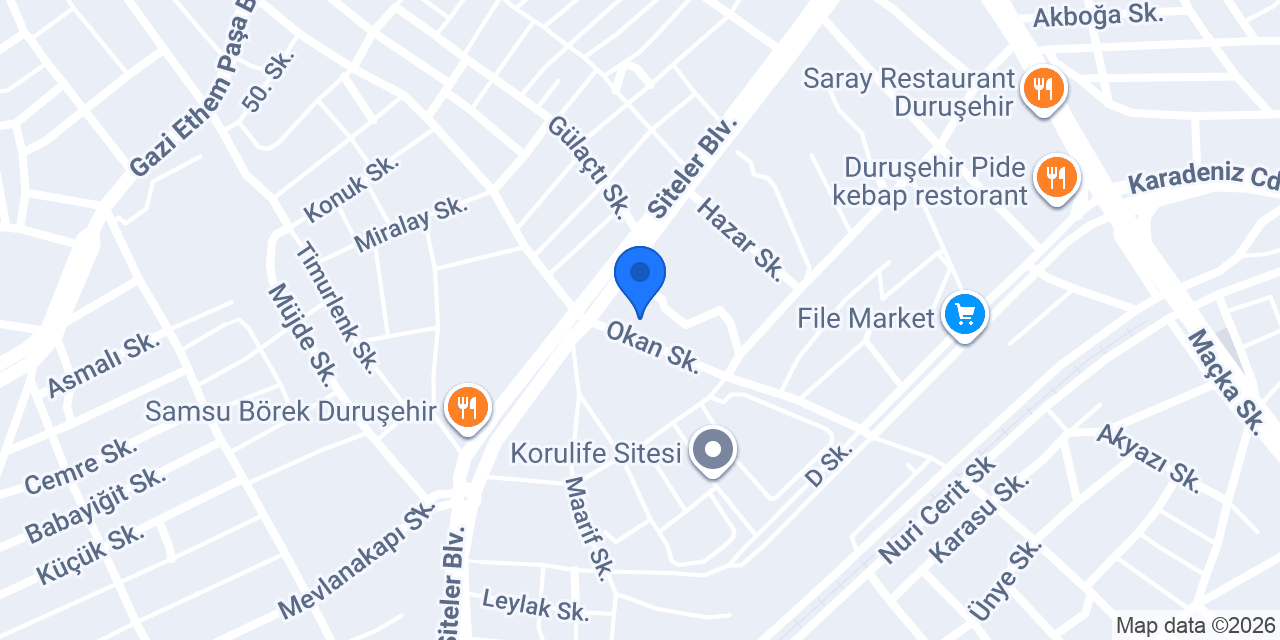 Duruşehir Adıyörem Plus+ konumu