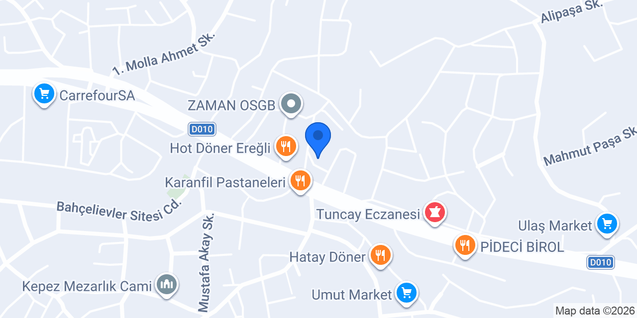 Duru Yapı İnşaat konumu