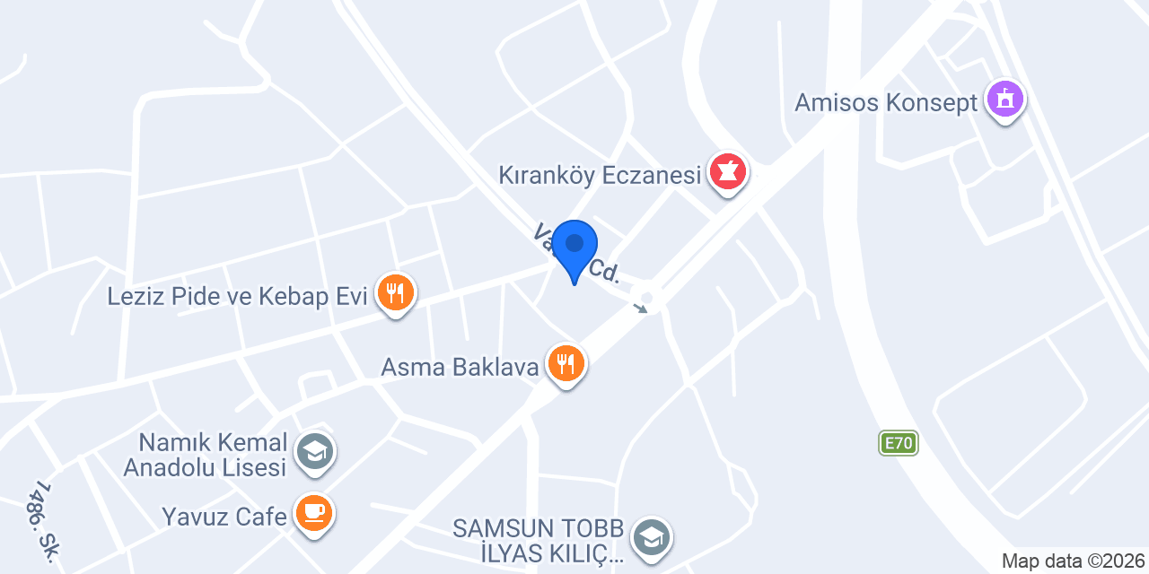 Eksen Veteriner Kliniği konumu