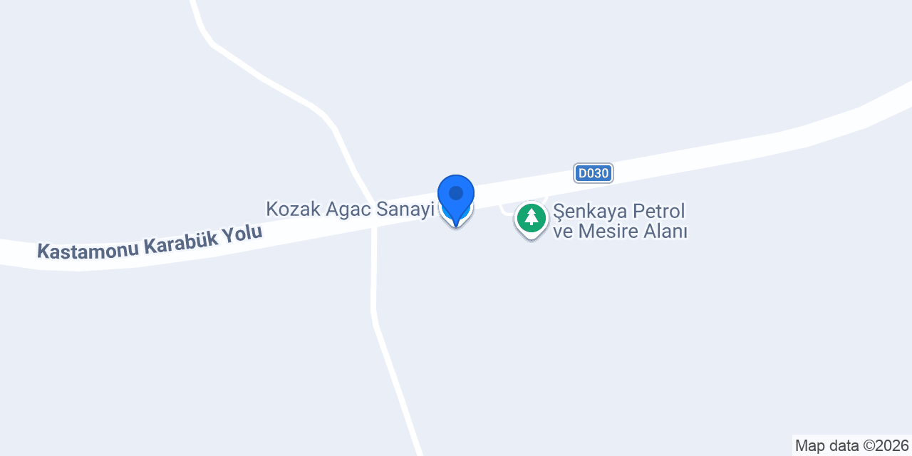 Kozak Agac Sanayi konumu