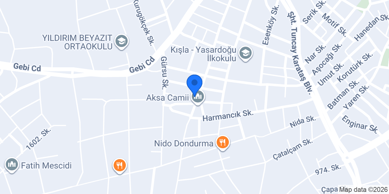 Kısla Market konumu