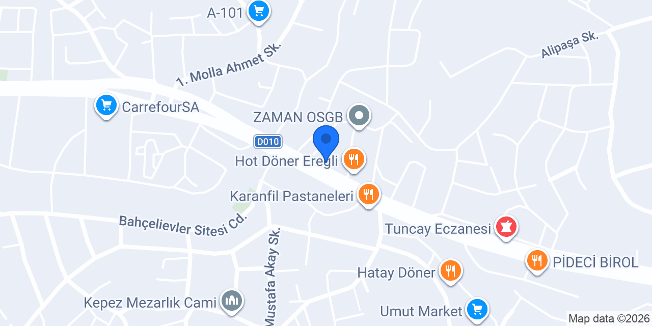 Koç Erkek Kuaförü konumu