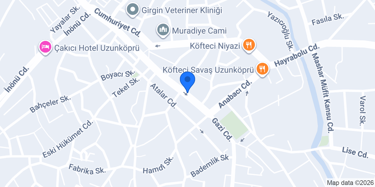 Merih Pastanesi konumu