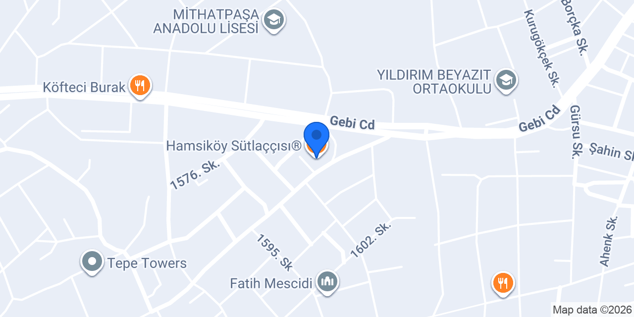 Hamsiköy Sütlaççısı® konumu