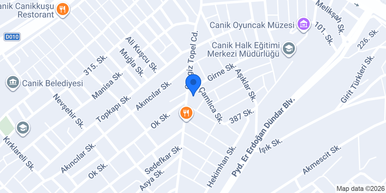 Canik Eczanesi konumu