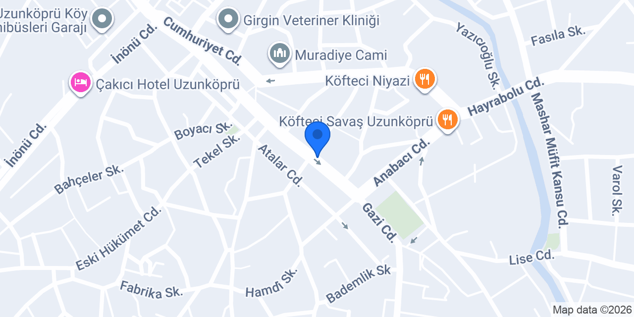 TORA Kırtasiye Kitap Tic.Ltd.Şti. konumu