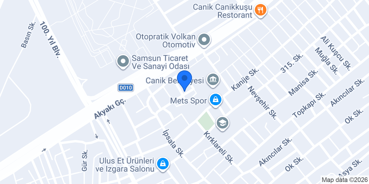 HOOK Samsun Koltuk Yıkama konumu