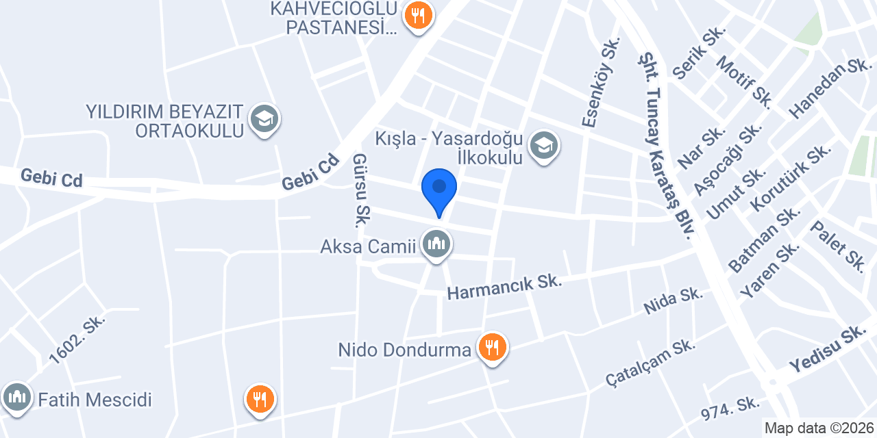 Samsun yapı uzmanı konumu