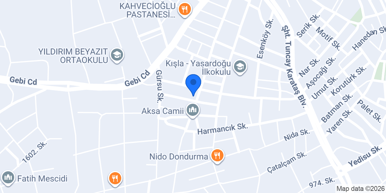 Kfy Temizlik konumu