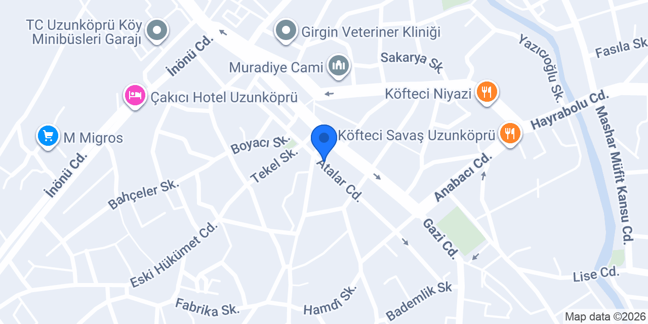 Tarifsiz Erkek Kuaförü konumu