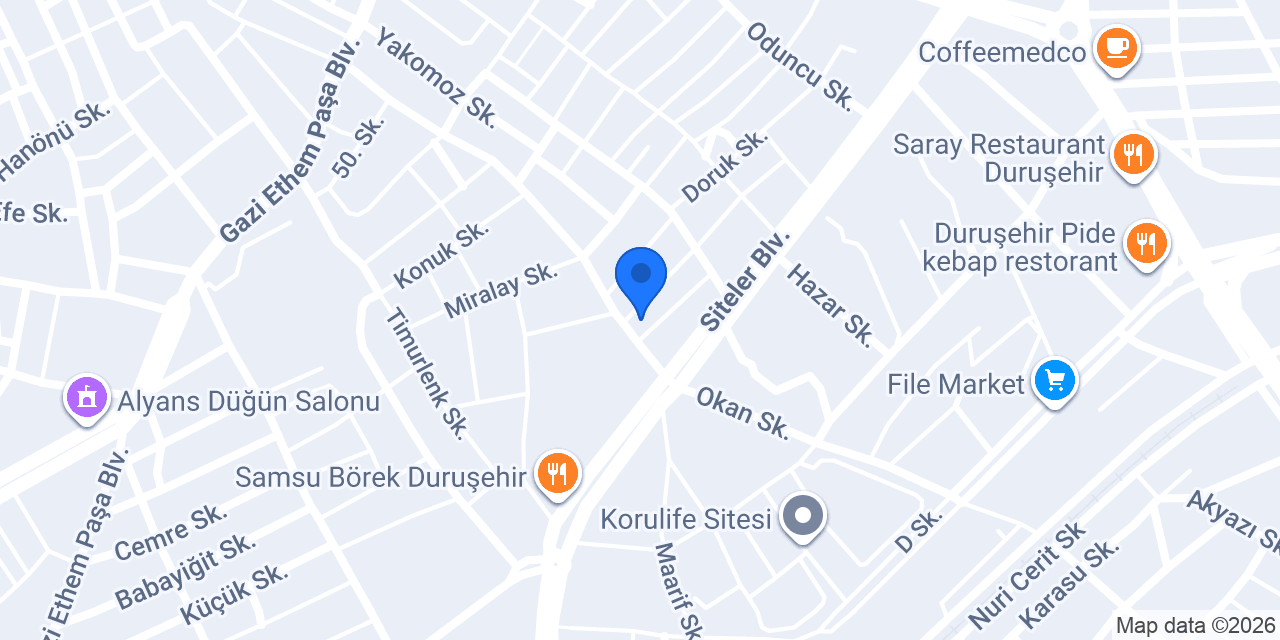 Keskin pide konumu