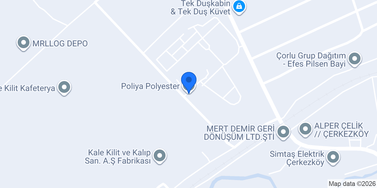 Poliya Polyester konumu