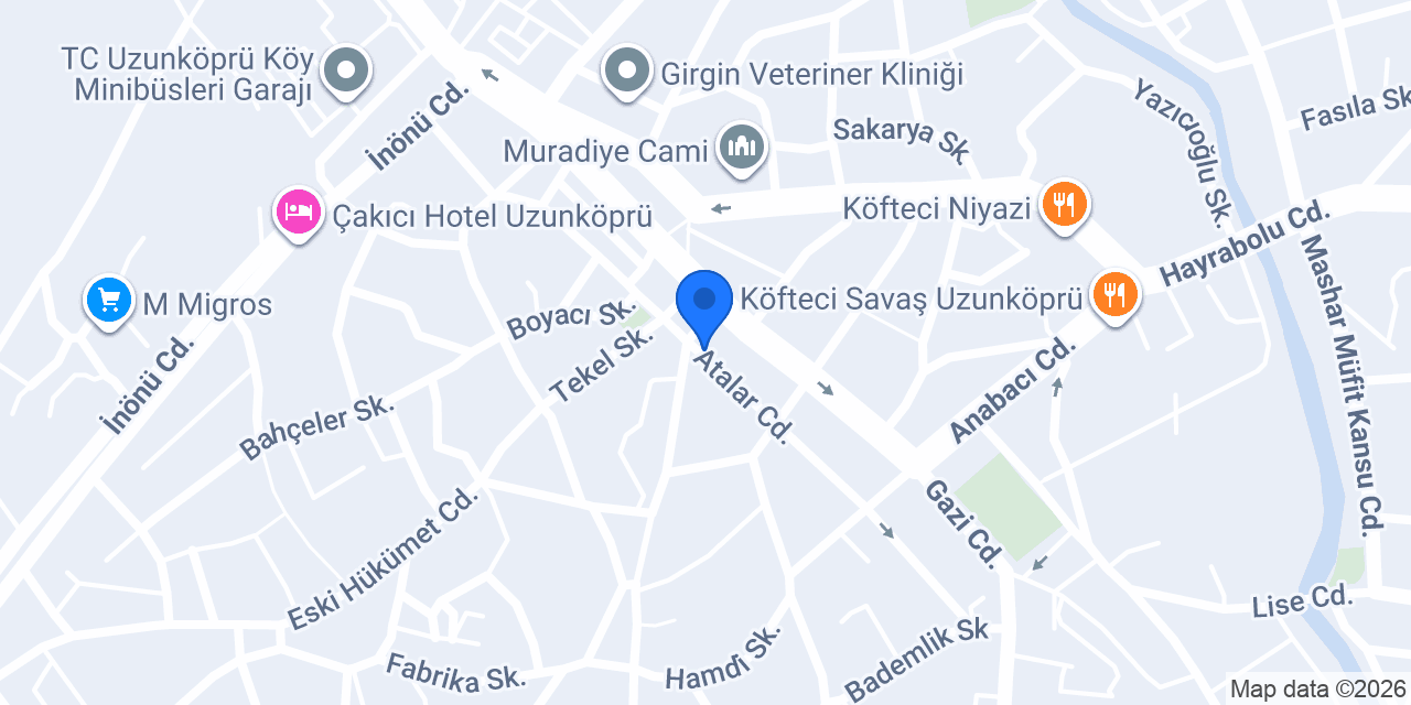 Trakya Temizlik Ürünleri konumu