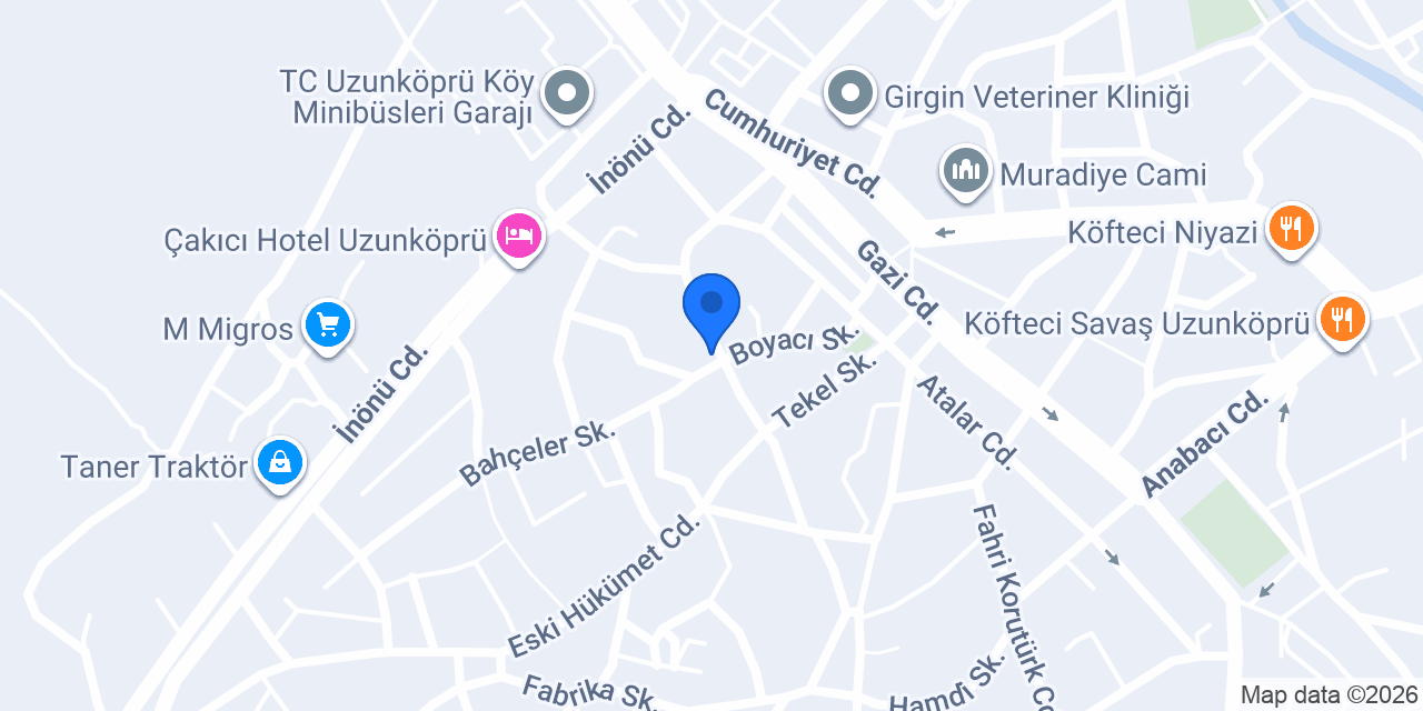 ilpen Alüminyum Uzunköprü konumu