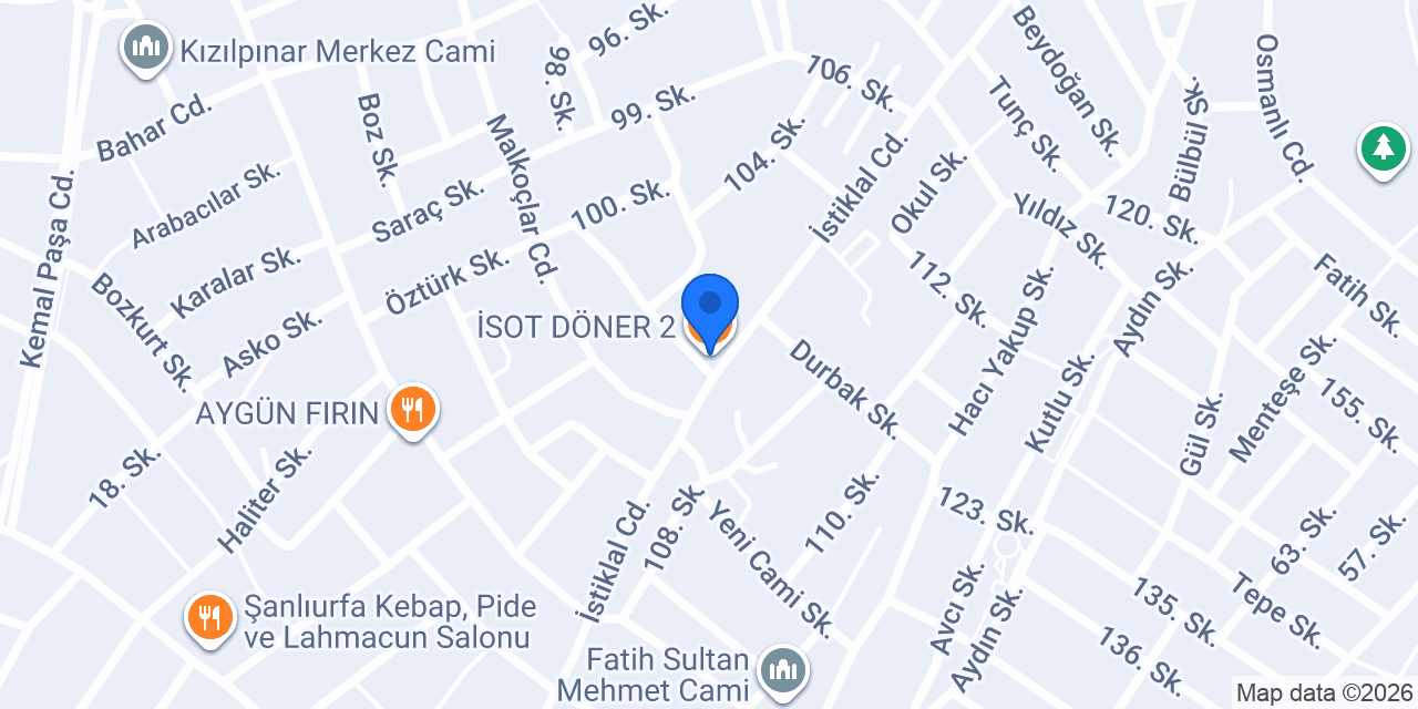 İSOT DÖNER 2 konumu