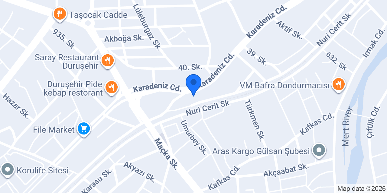 Gür bayan kuaförü konumu
