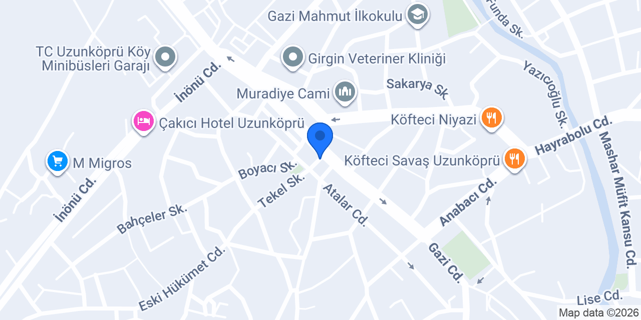 Günyeli Süt Ürünleri konumu