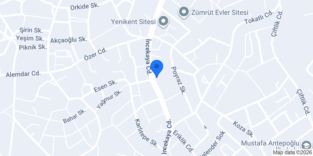 Kandemir Ekmek Fırını konumu