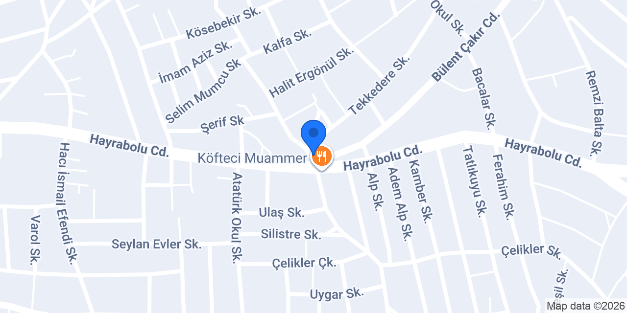 Gülçin Gıda konumu