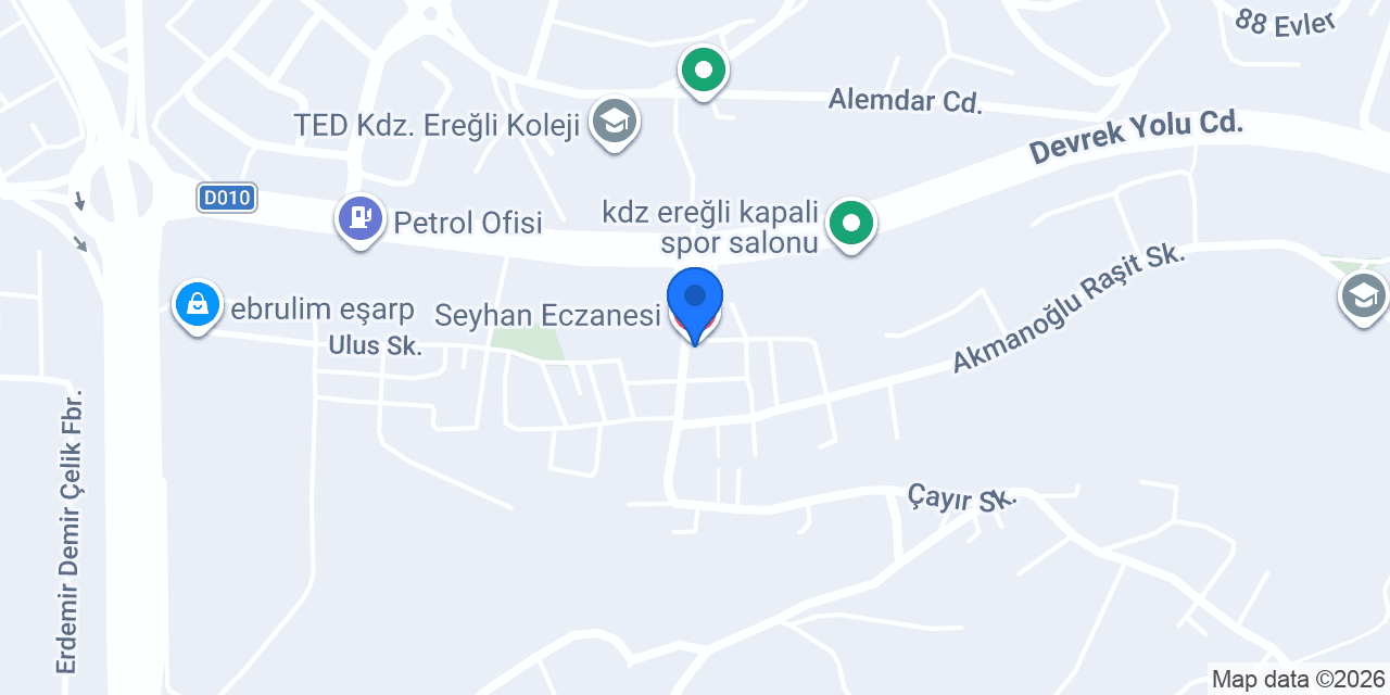 Seyhan Eczanesi konumu