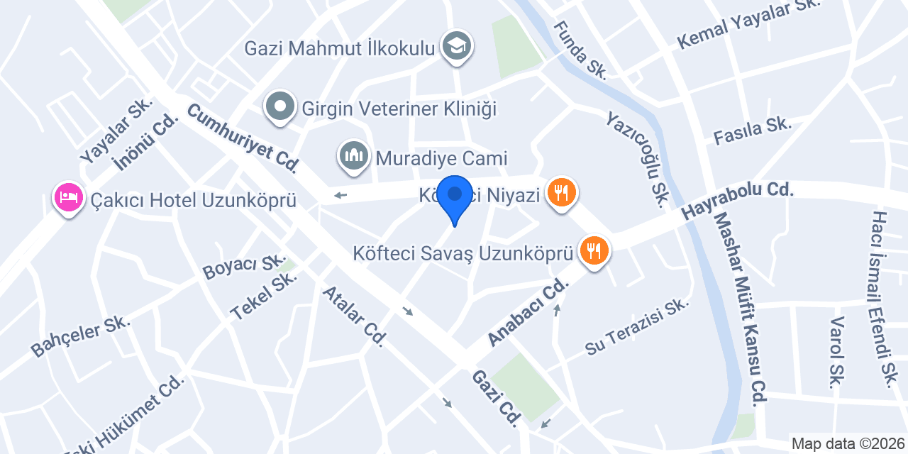 Uzunköprü Turanlı Mühendislik & Doğalgaz konumu