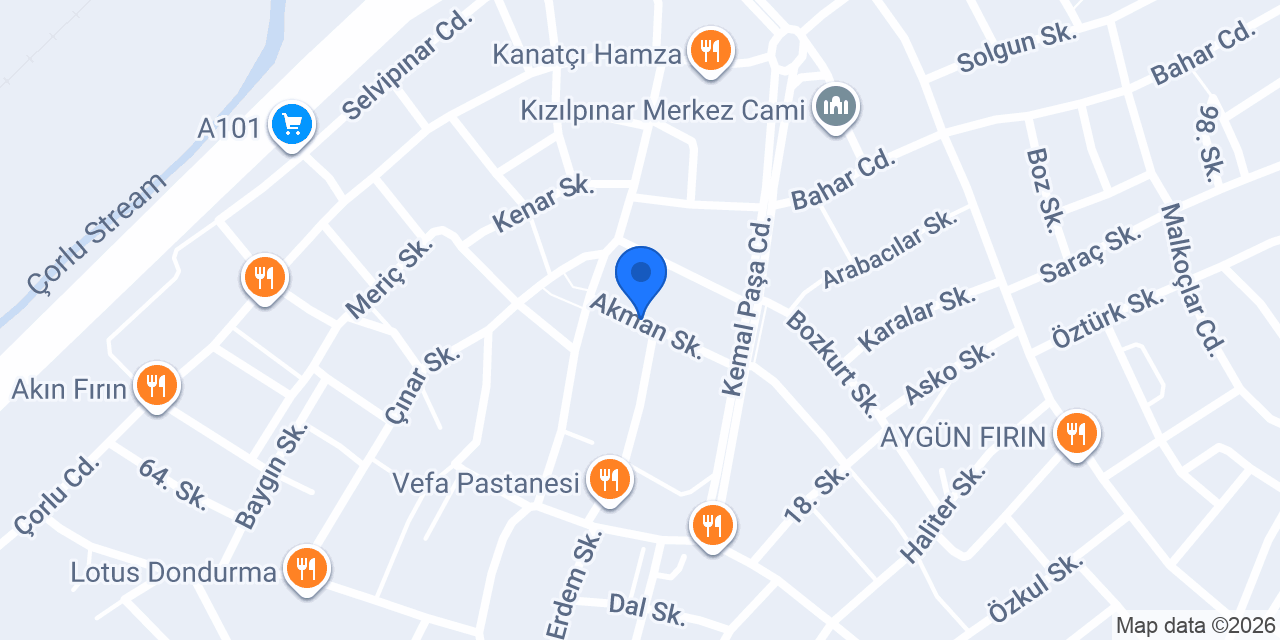 BRS İNŞAAT konumu