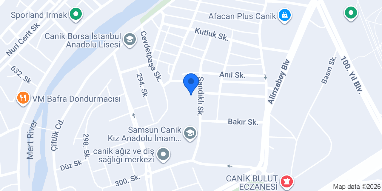 İnönü İlkokulu konumu