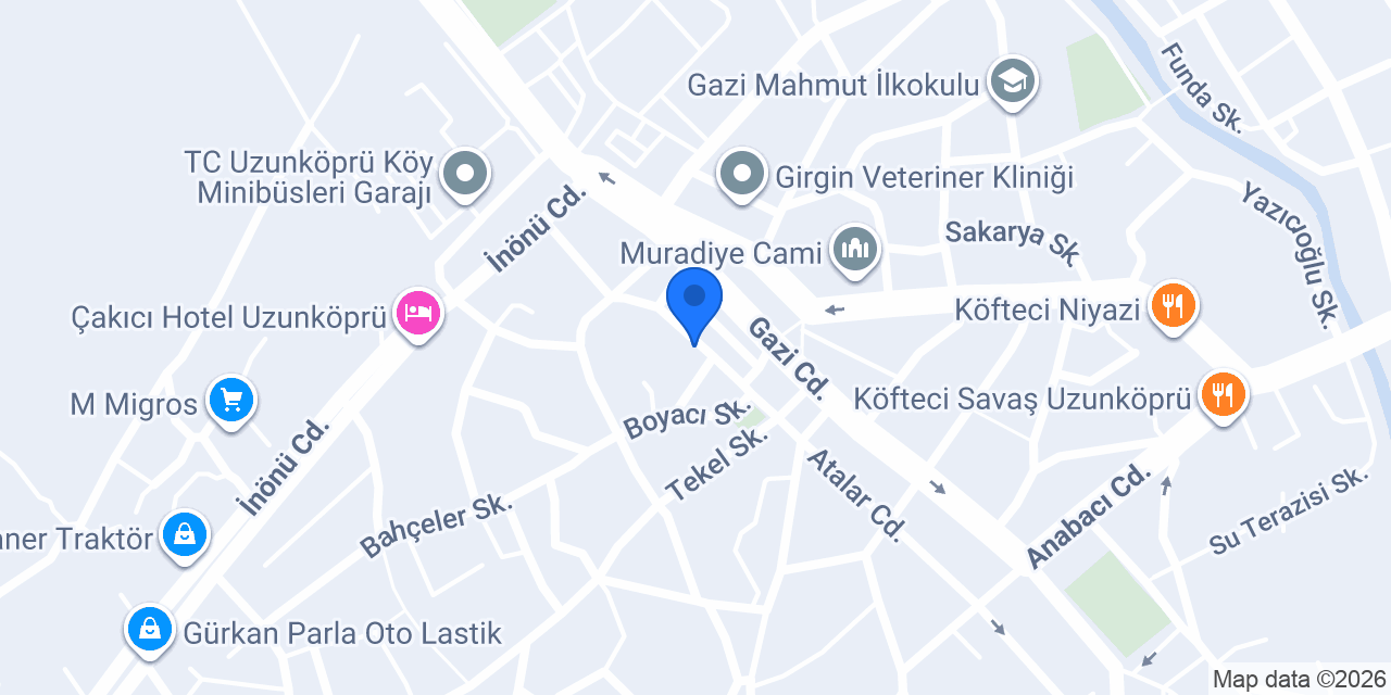 Öz Günay Sürücü Kursu konumu