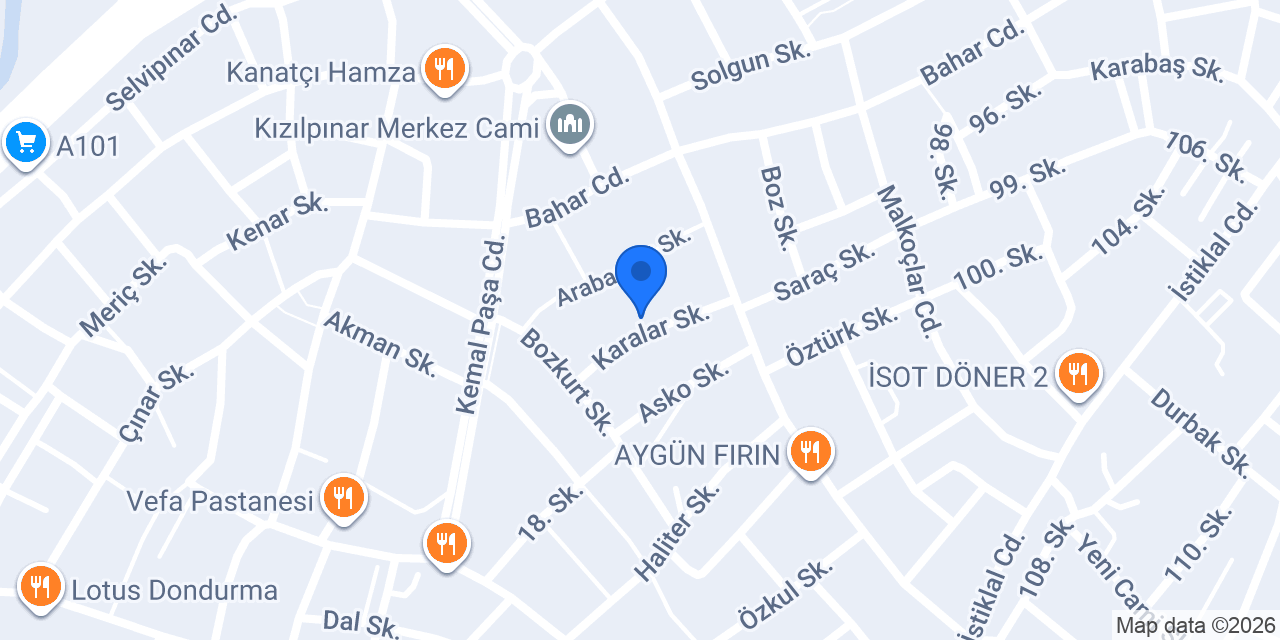 Çınar Aile Sağlığı Merkezi konumu