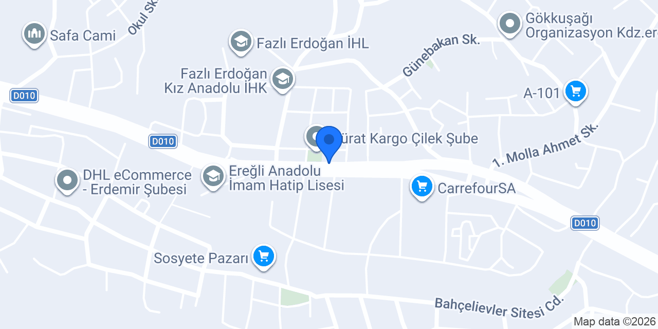 Vizyon Yapı-Tesisat-Elektrik konumu
