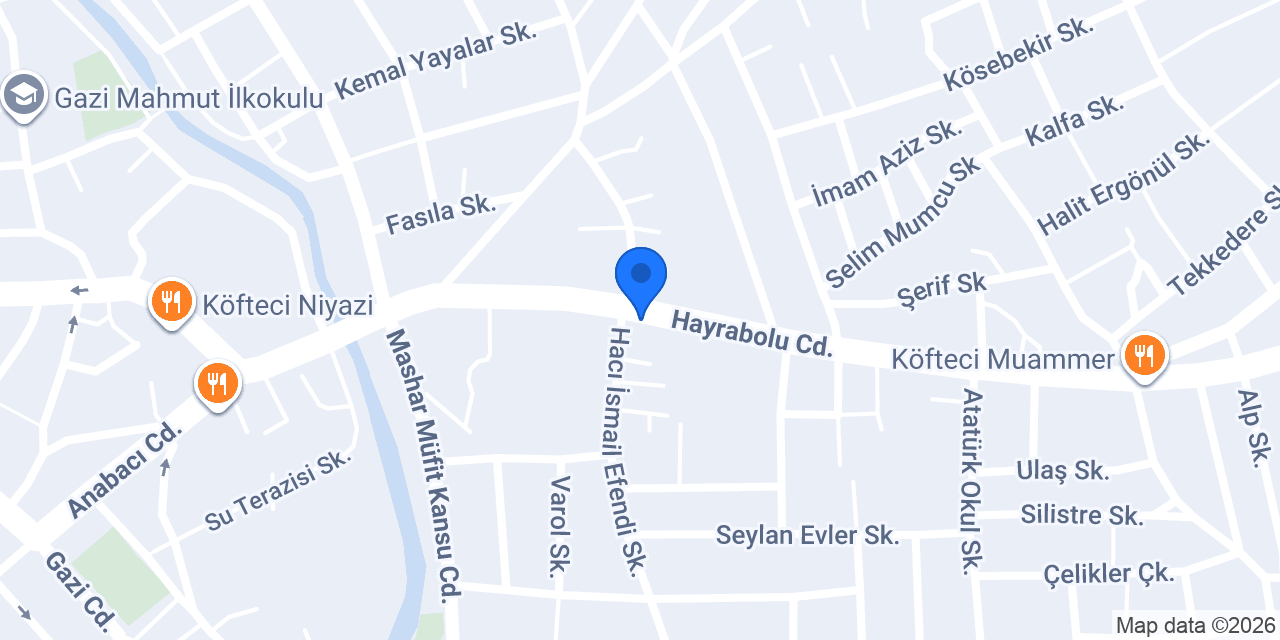 Şok Market konumu