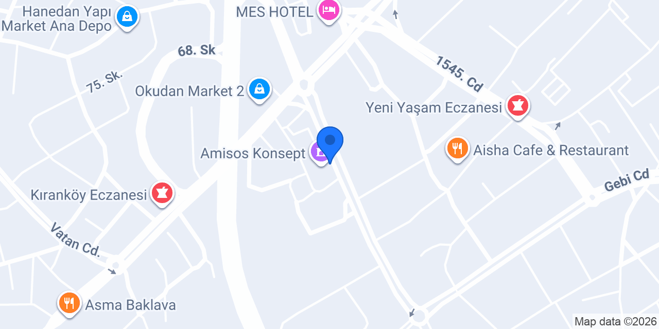 SAMSUN ÖZEL VALİDE SULTAN ANAOKULU konumu