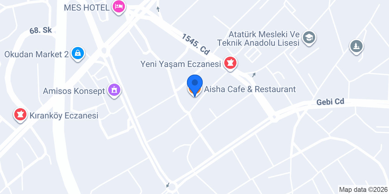 Aisha Cafe & Restaurant konumu
